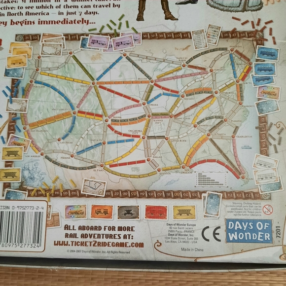 Days of Wonder Ticket to Ride Train Adventure Board Game, Alan R. Moon- Complete - Picture 12 of 13
